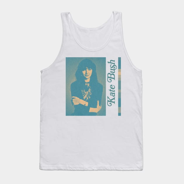 Kate Bush / Retro Style FanArt Tank Top by unknown_pleasures